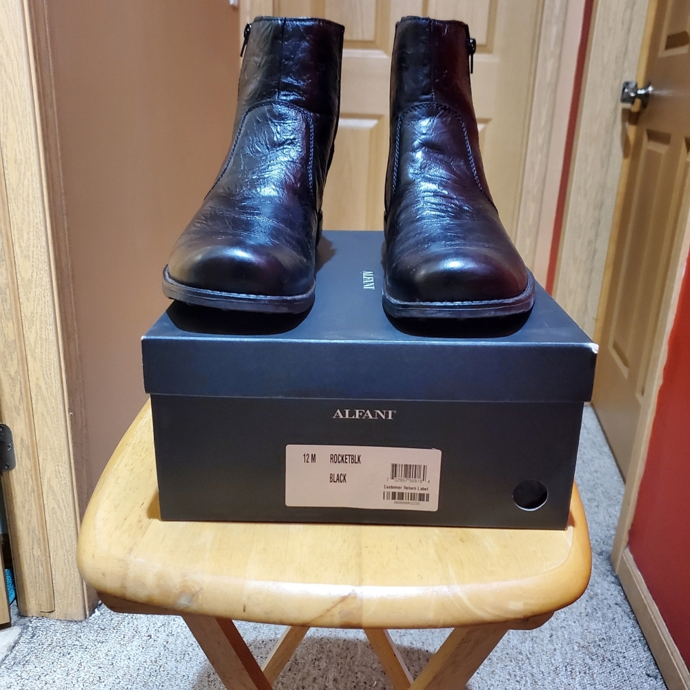 Mid casual leather boots